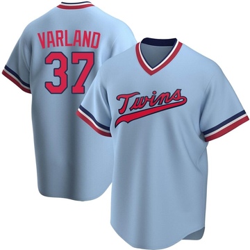 Minnesota Twins Louie Varland Navy Authentic Men's Alternate 60th