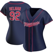 Navy Authentic Michael Helman Women's Minnesota Twins Alternate Team Jersey