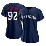 Navy Replica Michael Helman Women's Minnesota Twins Alternate Jersey